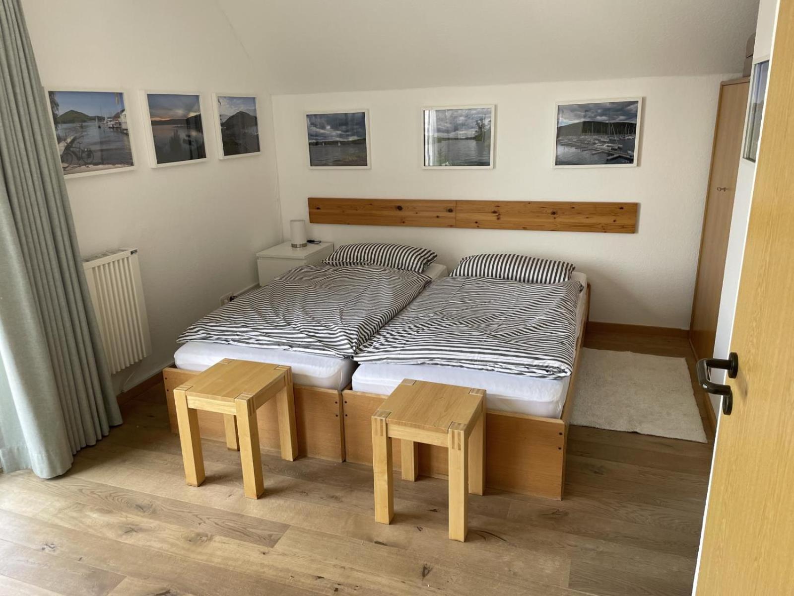 Gemutliche 93M2Fewo Mit 2 Schlafzimmern Und Seitlichem Seeblick Vom Balkon Scheid  エクステリア 写真